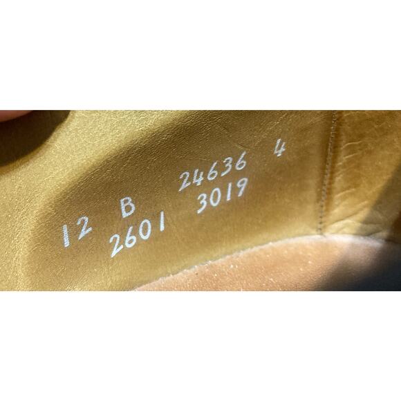 Allen Edmonds Bradley Oxford shoe Men’s Sz 12 B Black Leather Split Toe Derby - Picture 7 of 7